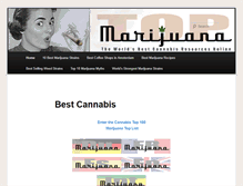 Tablet Screenshot of marijuanatop.com